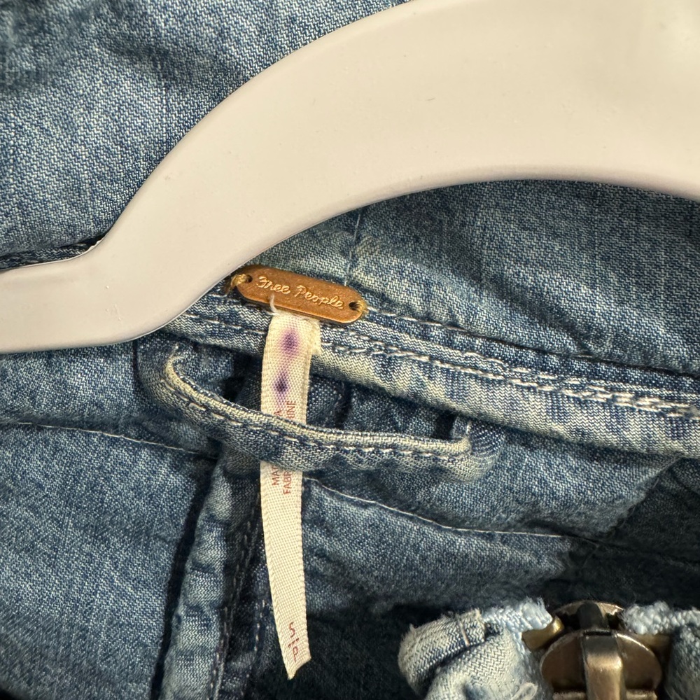 Free People Light Blue Denim Jacket - Picture 5 of 5